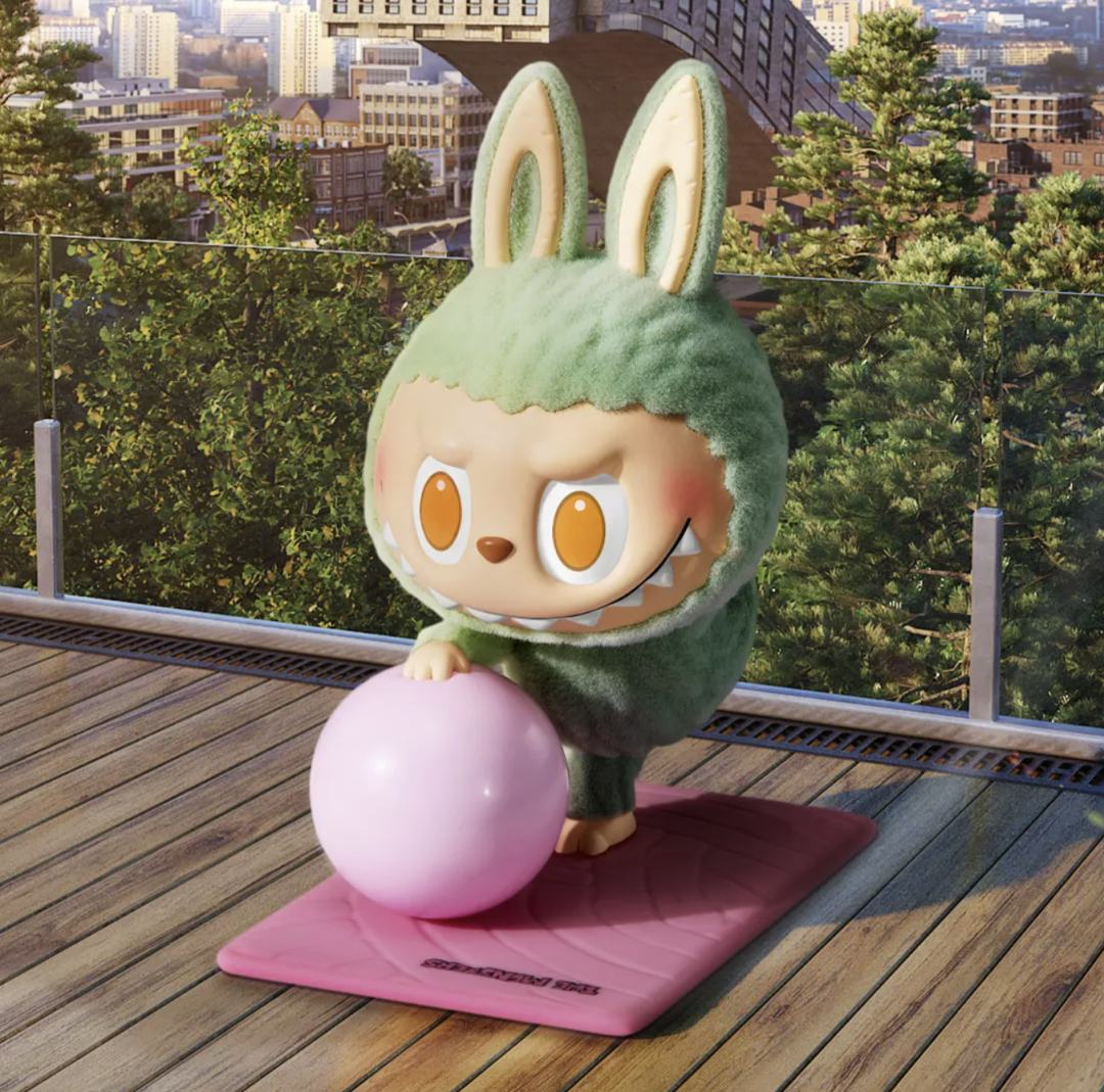 Labubu - Lazy Yoga Series