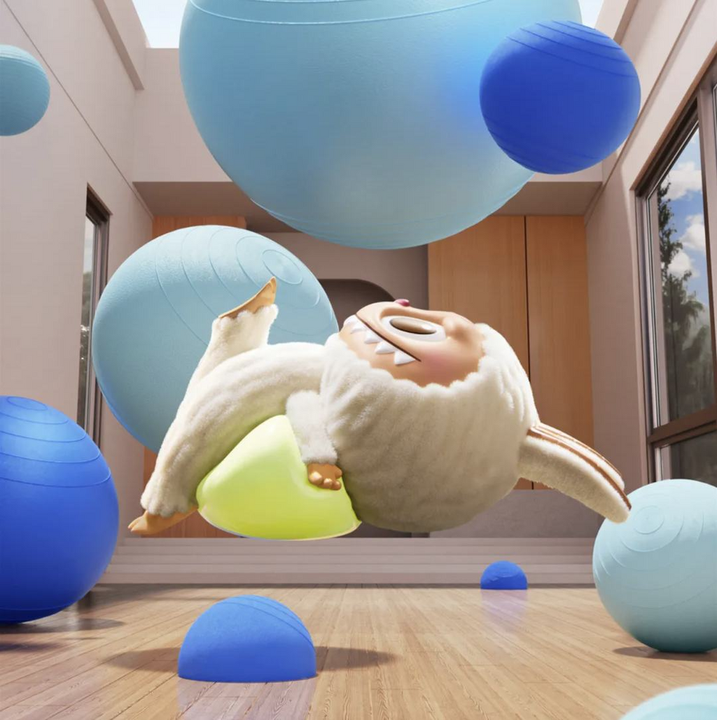 Labubu - Lazy Yoga Series