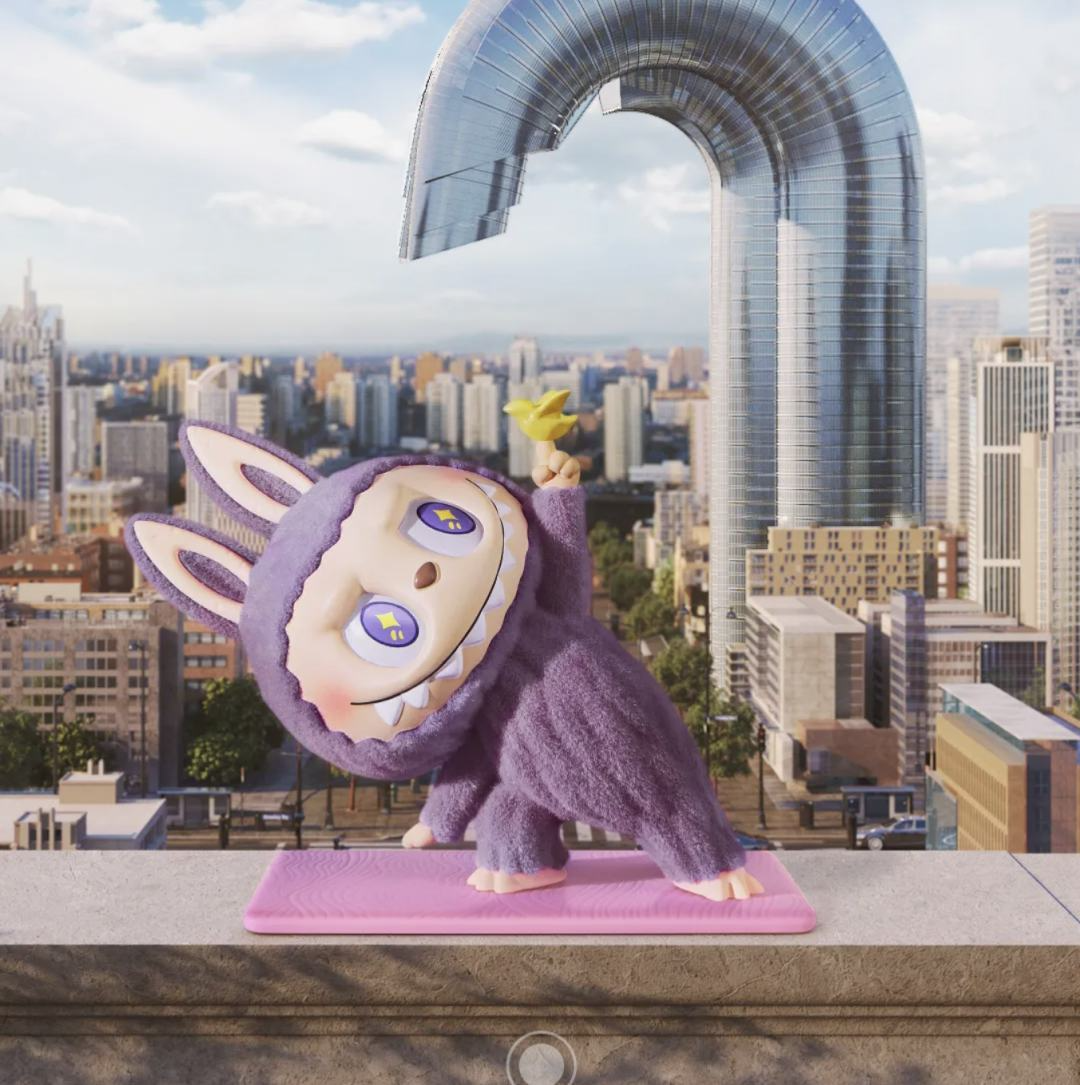 Labubu - Lazy Yoga Series